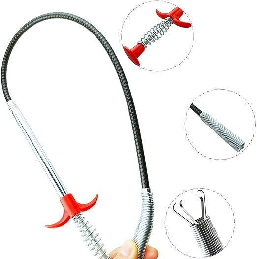 Drain Clog Remover Tool – Flexible Snake Hair & Debris Cleaner