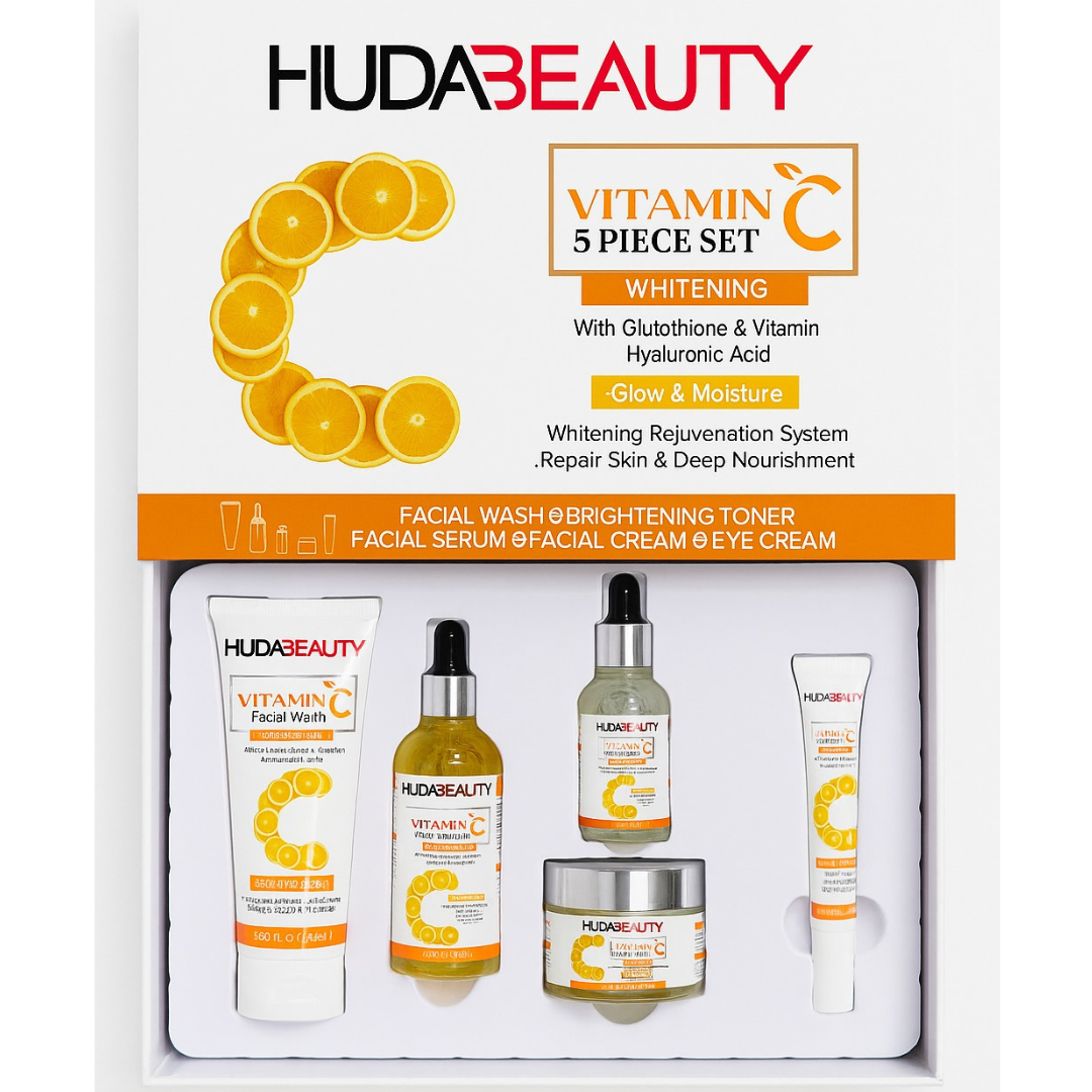 Illuminate Your Skin with Huda Beauty Vitamin C Skincare Set