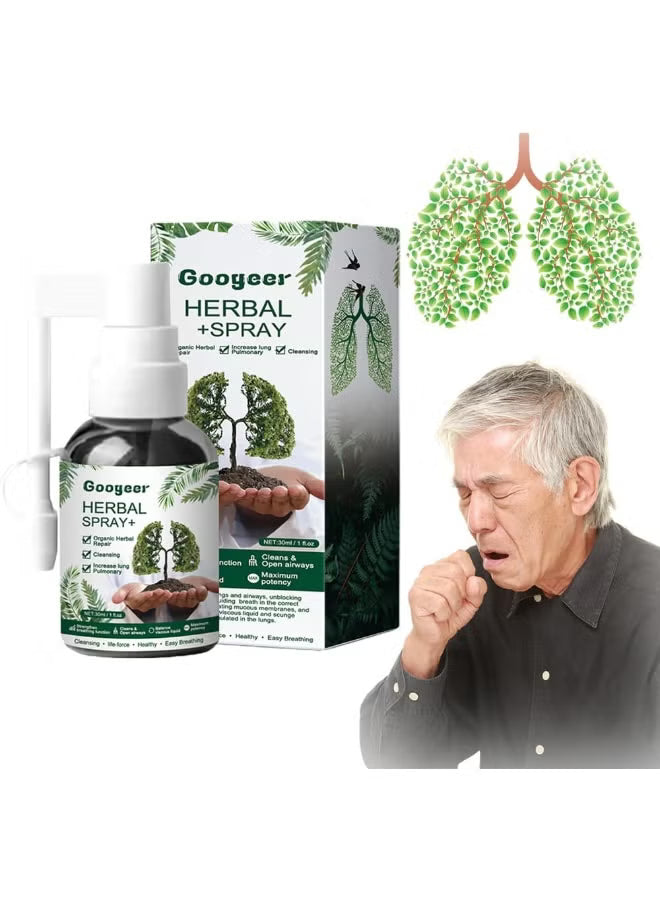 Herbal Lung Cleanse Mist – Natural Respiratory Support Spray