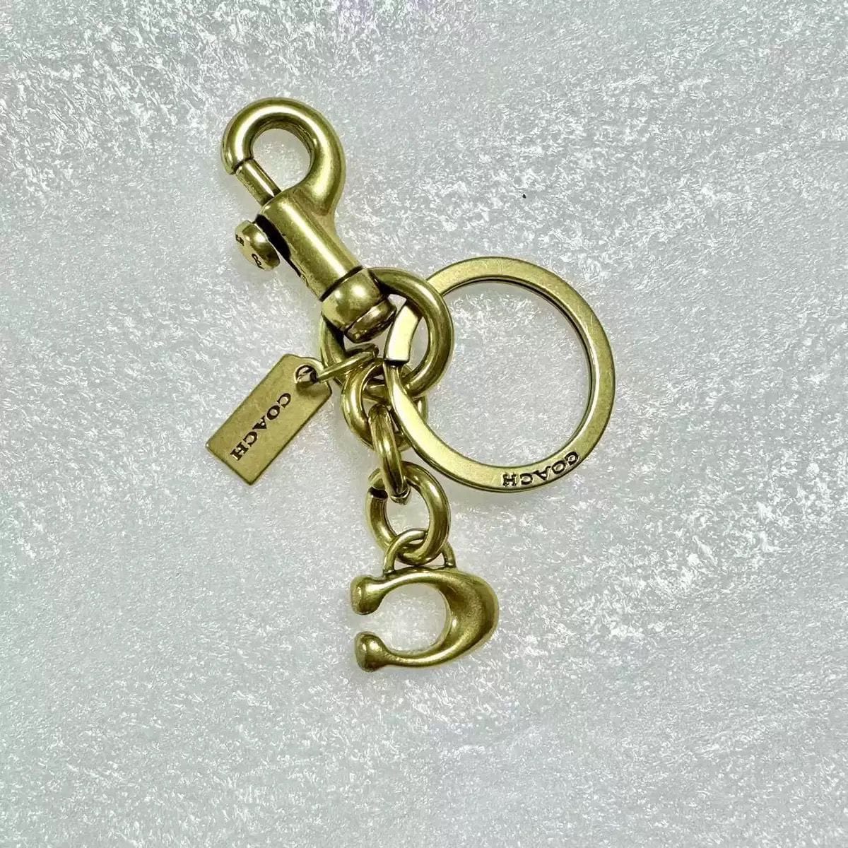 Coach Inspired Cherry Keychain | Glitter Resin Cherries & Gold Hardware | Bag Charm