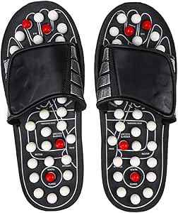 Massage Slippers ā Rotating Acupressure Foot Massager, EVA Material