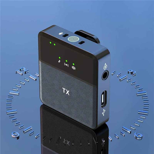 SX31 Wireless Lavalier Microphone – 3-in-1 for iPhone, Android & Camera
