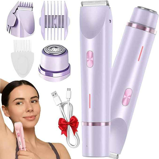 SilkySplash 2-in-1 Women's Electric Shaver & Trimmer | Waterproof Rechargeable