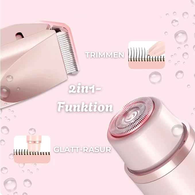SilkySplash 2-in-1 Women's Electric Shaver & Trimmer | Waterproof Rechargeable