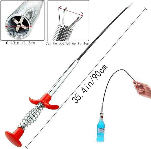 Drain Clog Remover Tool – Flexible Snake Hair & Debris Cleaner