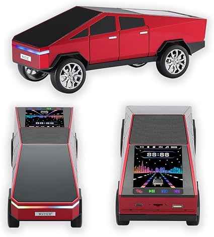 Pickup Truck Bluetooth Speaker with LED Lights & FM Radio