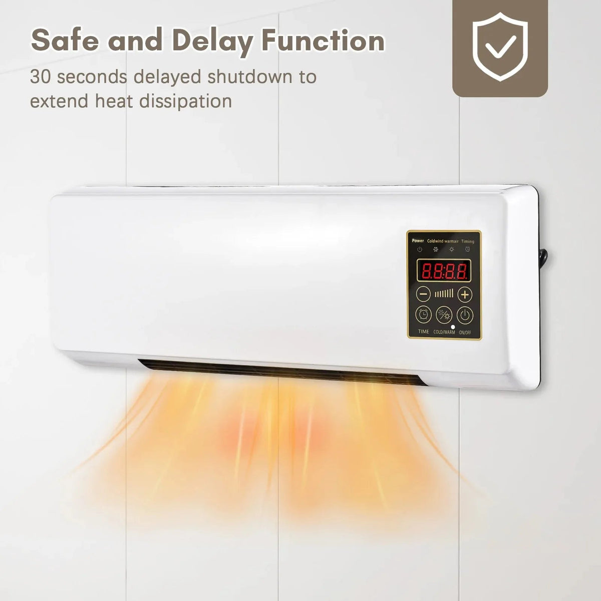 Low Noise Dual Purpose Climate Unit Enhances comfort for Home Workspace Pantry and Small Enclosed Areas