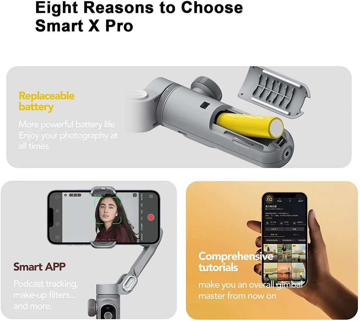 X 3-Axis Smartphone Gimbal