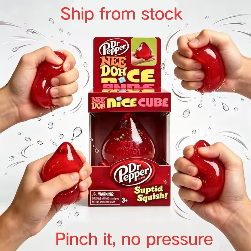 Nee Doh Nice Cube & Dream Drop Squishy Stress Toy | Soda Edition | ني دو لعبة ضغط