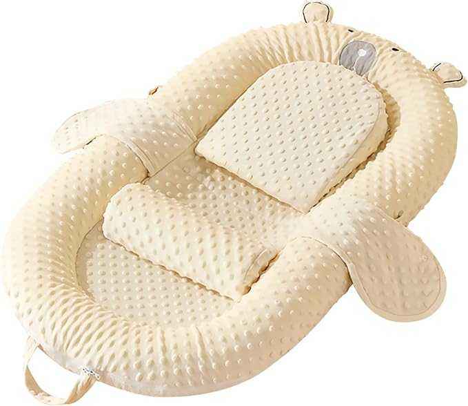 Baby Lounger Sleeping Nest – Double-Sided Suede & Soft Fabric, Newborn