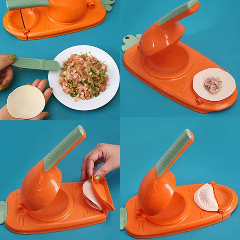 2-in-1 Dumpling Maker – Press & Fold, Perfect Dumplings Every Time