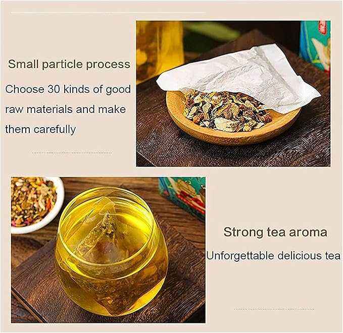 18 Flavor Ginseng Herbal Tea – Liver Nourishing Blend (30 Bags)