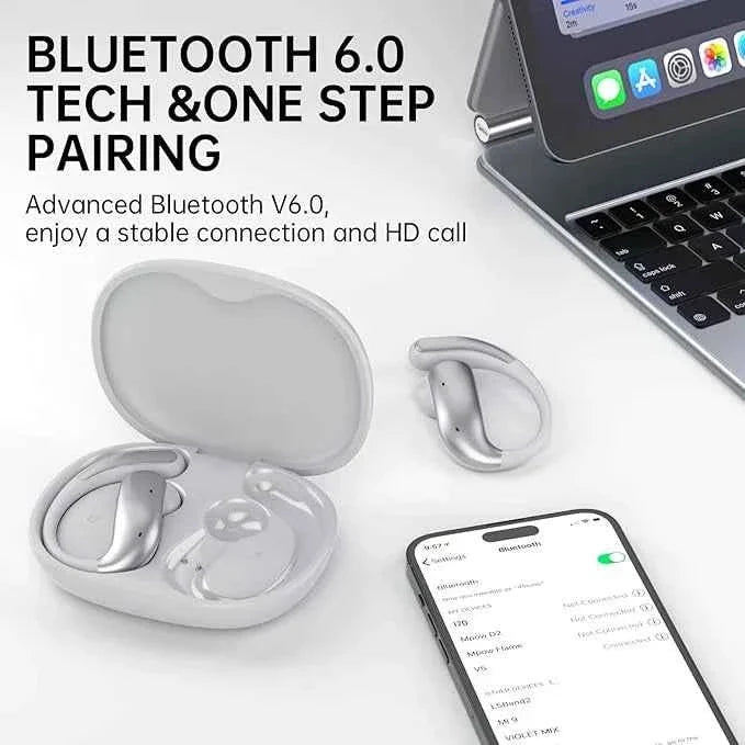 Galaxy Open Earbuds – Bluetooth 6.0 One-Step Pairing