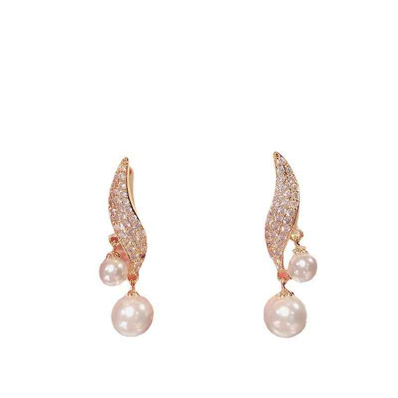 Elegant Pearl Drop Earrings