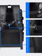 Traveling Bag Vacuum Compression With Air Pump Device 17-Inch Backpack, Waterproof Oxford Fabric
