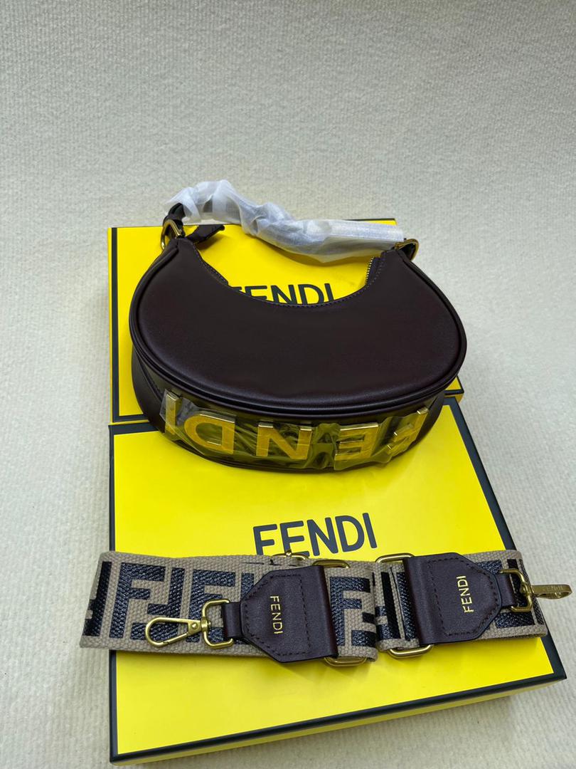 Fendi 8818 Inspired Handbag | Premium Structured Bag with Box | 24cm