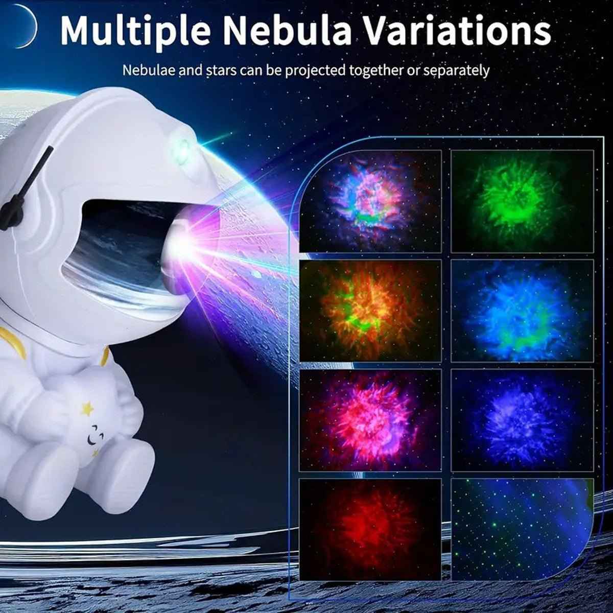 Astronaut Nebula Projector – Galaxy Star Projector with Remote