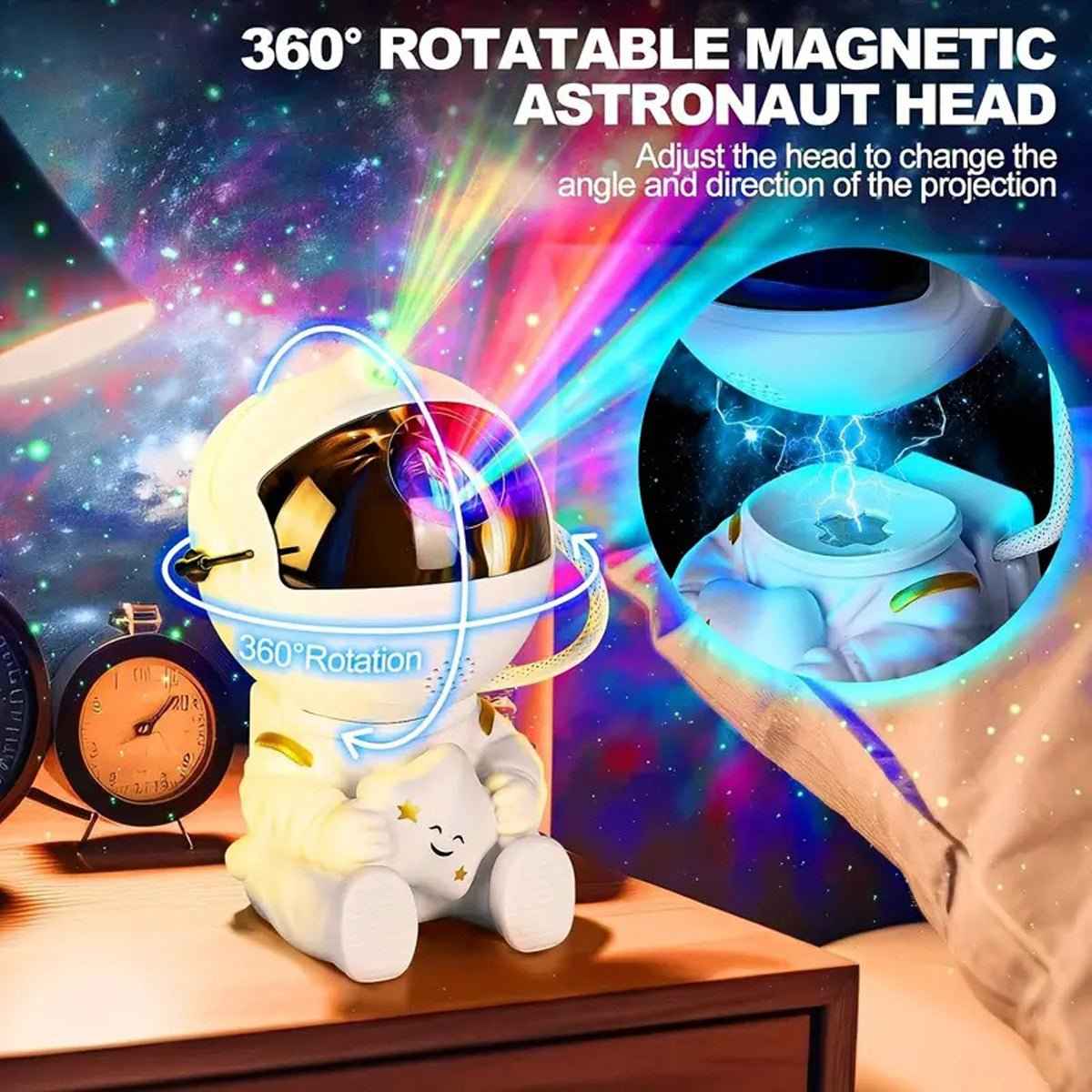 Astronaut Nebula Projector – Galaxy Star Projector with Remote