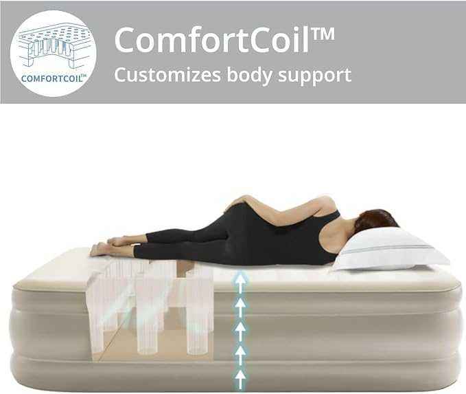 Camping Air Mattress – Inflatable Portable Outdoor Sleeping Bed