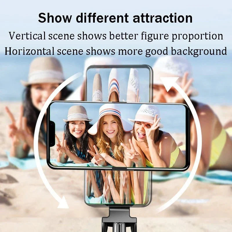 XT02 Bluetooth Selfie Stick with Tripod Stand – Multifunctional