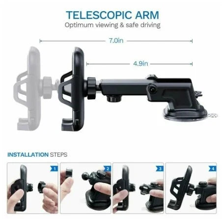 Dashboard Air Vent Gravity Car Phone Holder – Universal 4–6.5 inch