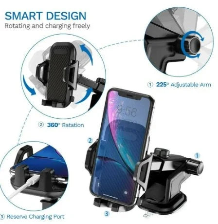 Dashboard Air Vent Gravity Car Phone Holder – Universal 4–6.5 inch