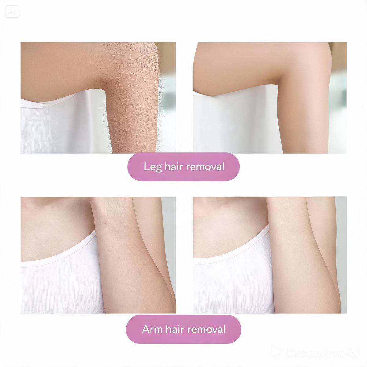 Crystal Hair Eraser - Painless Reusable Hair Removal