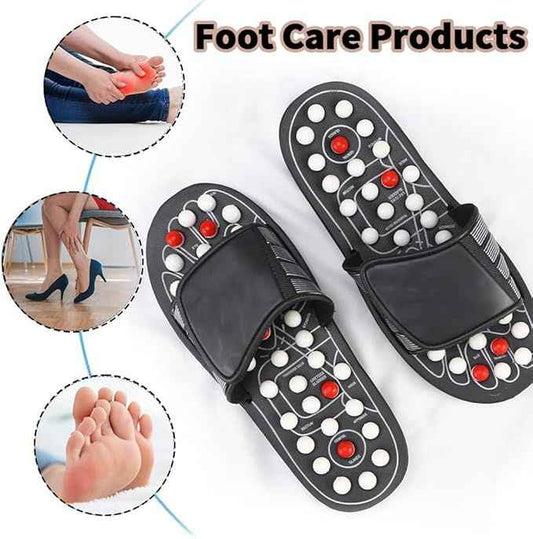 Massage Slippers – Rotating Acupressure Foot Massager, EVA Material