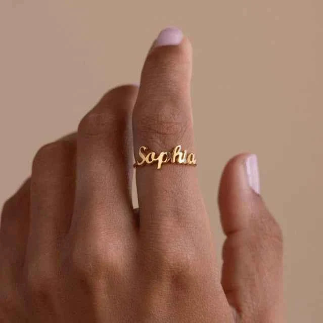 Custom Name Ring