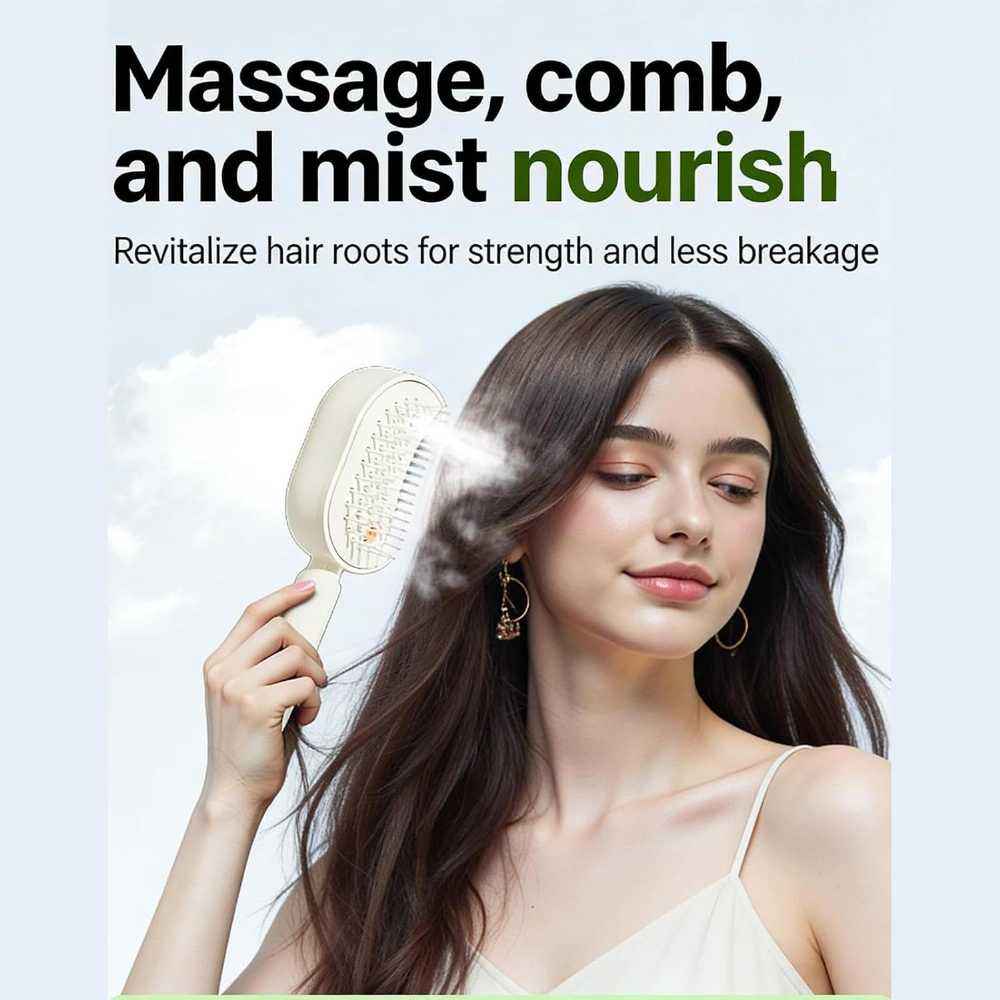 Rechargeable Steam Brush — Your Ultimate Detangling Solution for Smooth, Gorgeous Hair